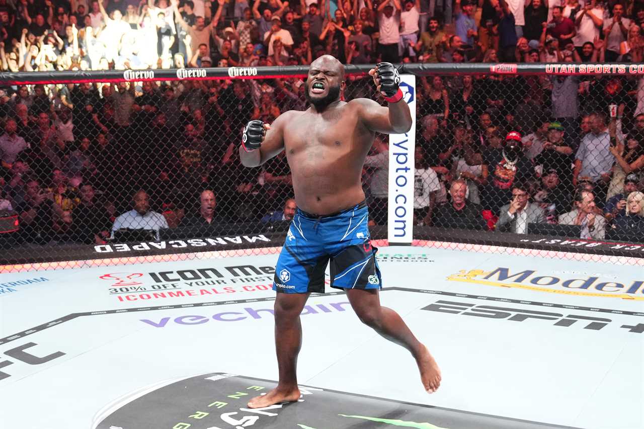 Derrick Lewis leaves UK fans in shock after 30-second KO win at UFC 291.