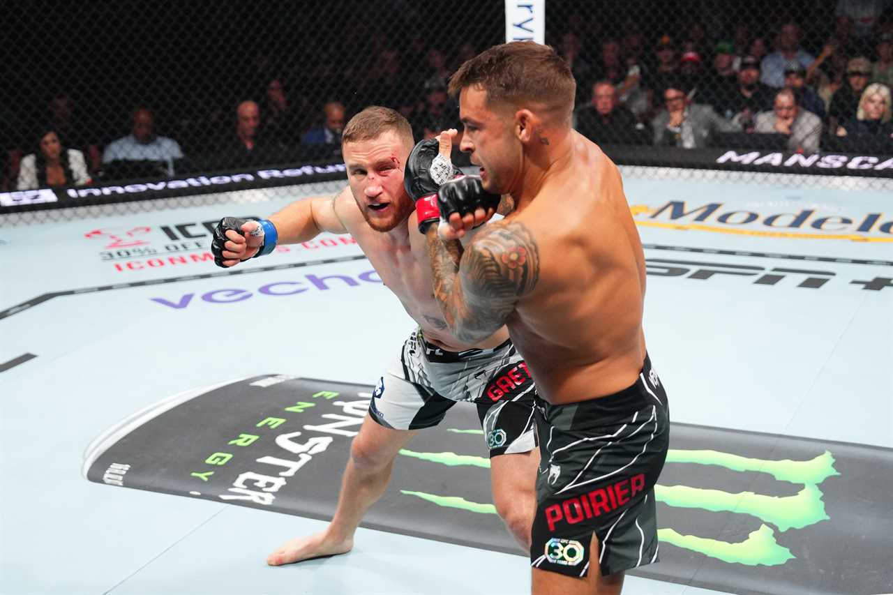 Justin Gaethje wins UFC BMF title with brutal knockout victory