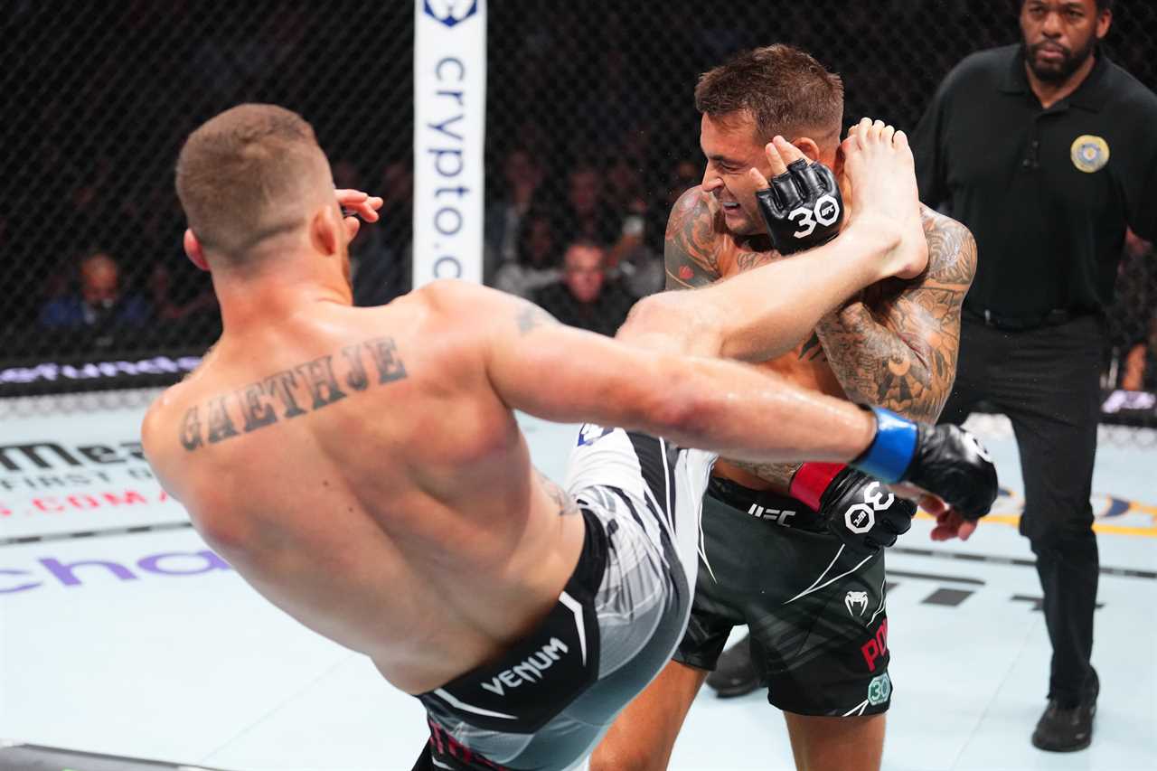 Justin Gaethje wins UFC BMF title with brutal knockout victory