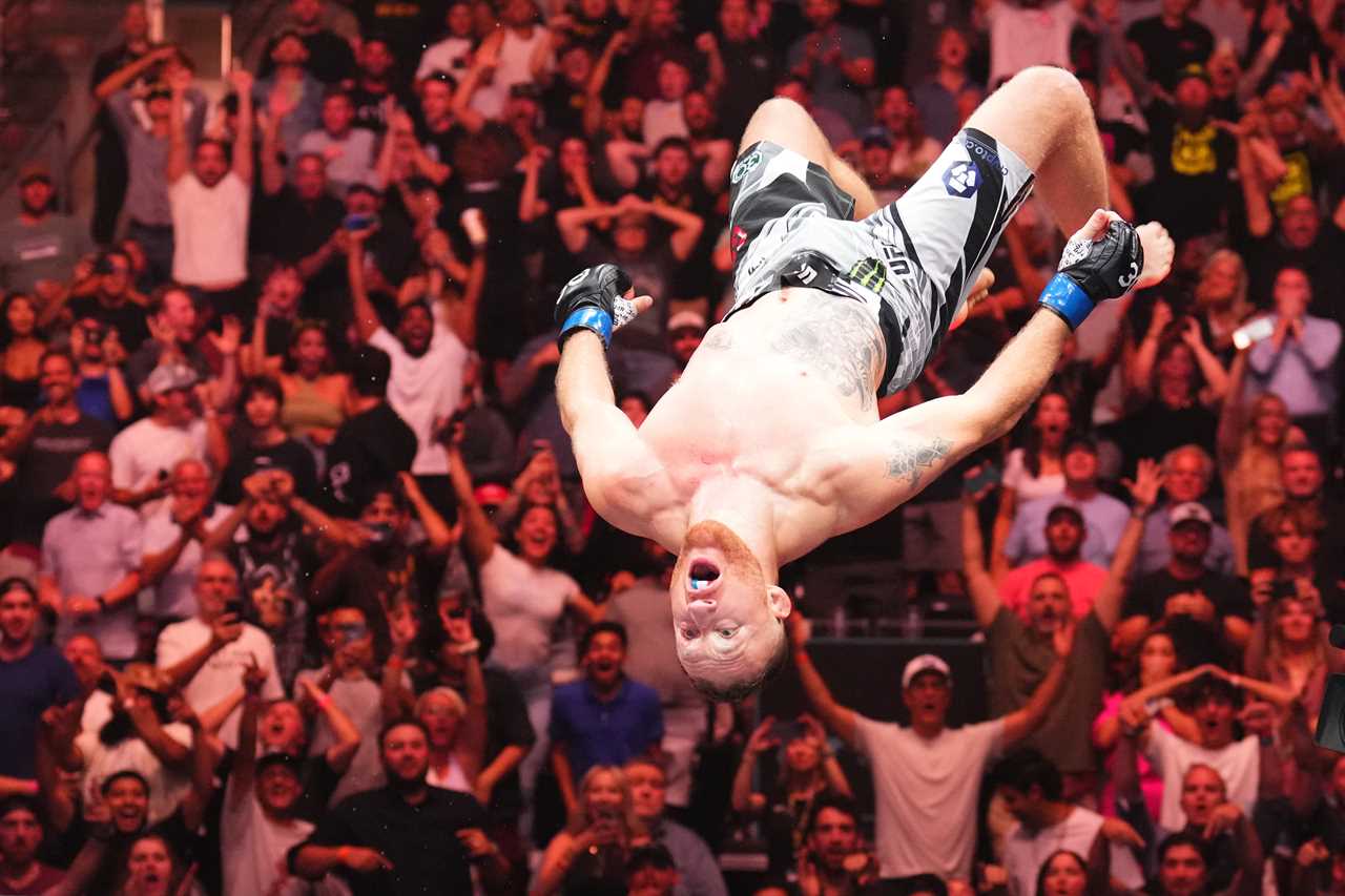 Justin Gaethje wins UFC BMF title with brutal knockout victory