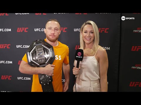 I was really surprised by myself! Justin Gaethje, the new BMF after winning at UFC 291.