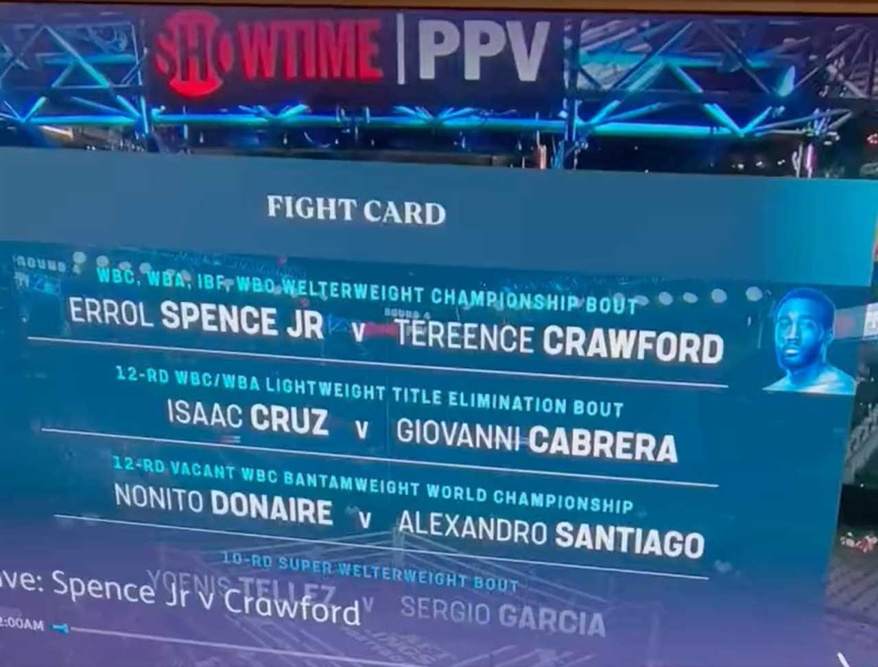 TNT Sports makes embarrassing broadcasting error during Terence Crawford vs. Errol Spence Jr. fight