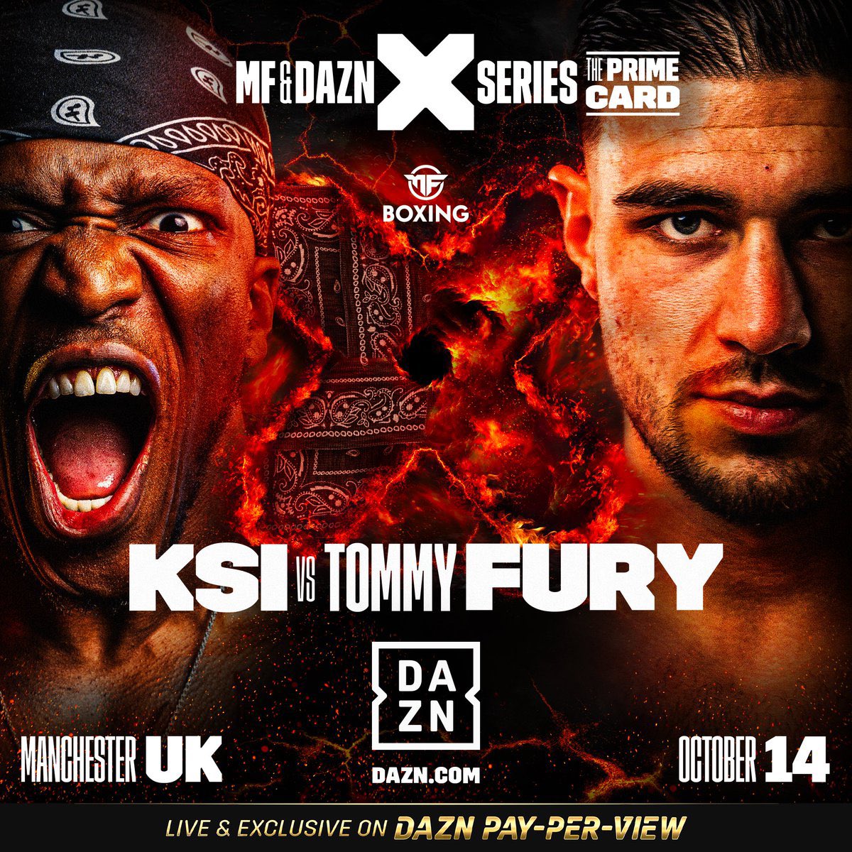 When is KSI vs Tommy Fury scheduled?