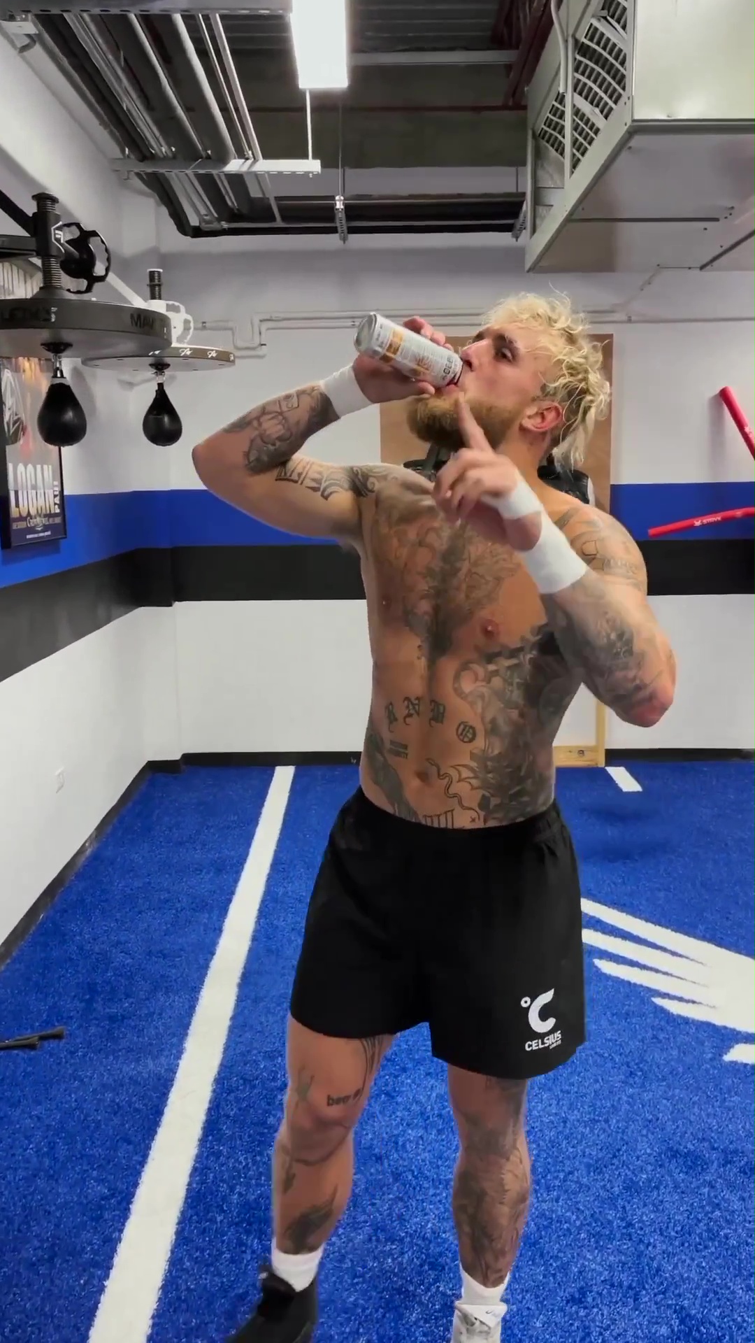 Jake Paul is accused of witchcraft after he posts a video of his stunning boxing move with a can of beer and asks, Am I Bruce Lee?