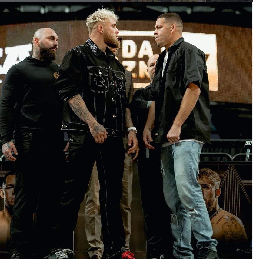 Nate Diaz warns that Jake Paul's punching power is comparable to being hit with a baseball bat