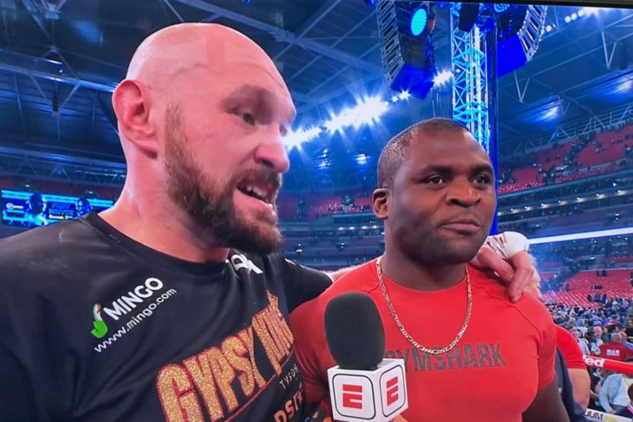 Mike Tyson will train Francis Ngannou to fight in the massive Tyson Fury fight