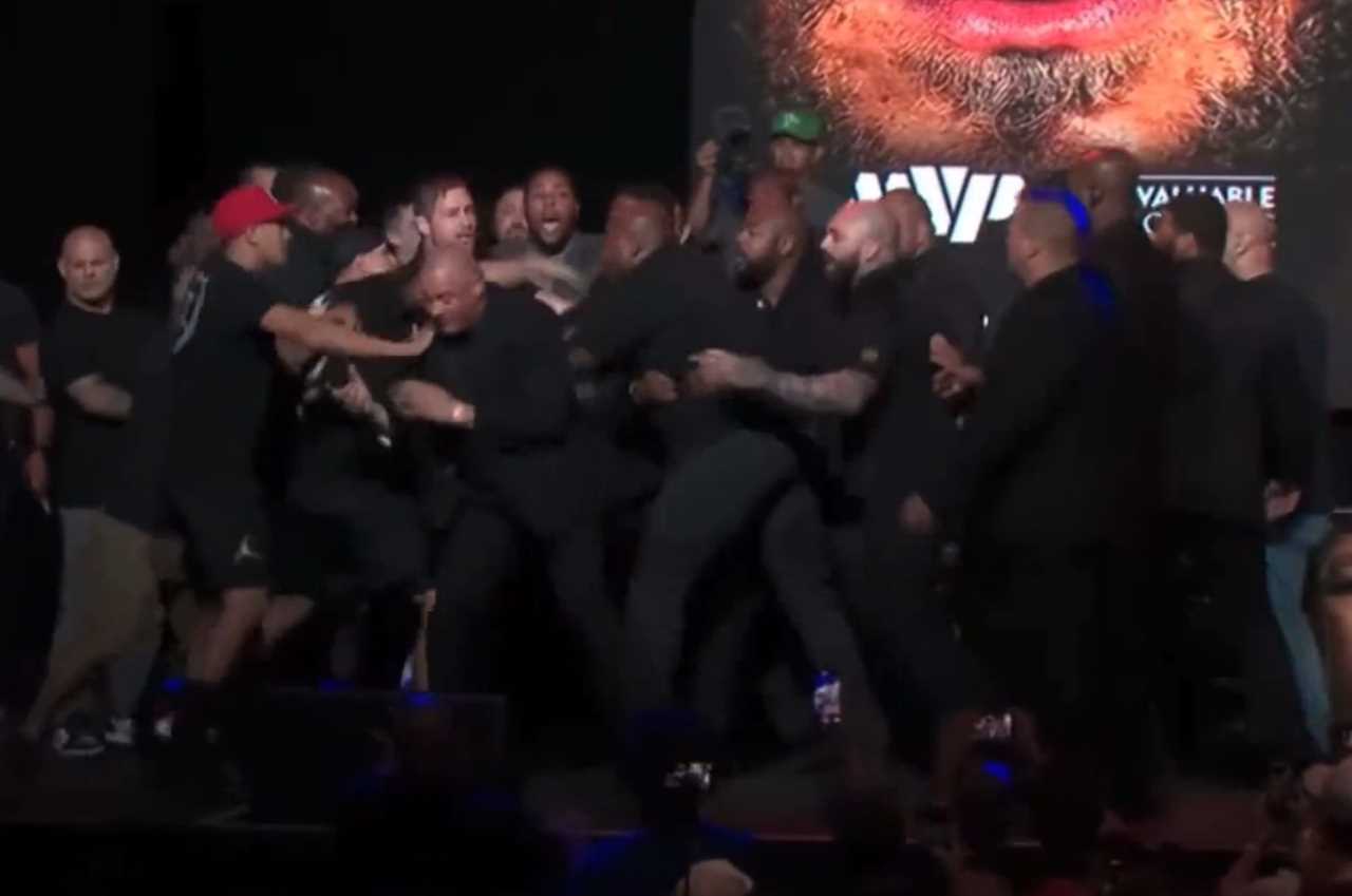 Nate Diaz’s team member sends lawyers after mass brawl at Jake Paul Press Conference