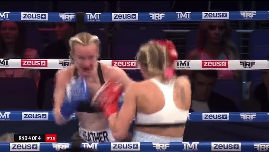 Sammy-Jo Luxton, MMA and OnlyFans star, sends fans into frenzy with a sexy dress and bruising punching combo comparison