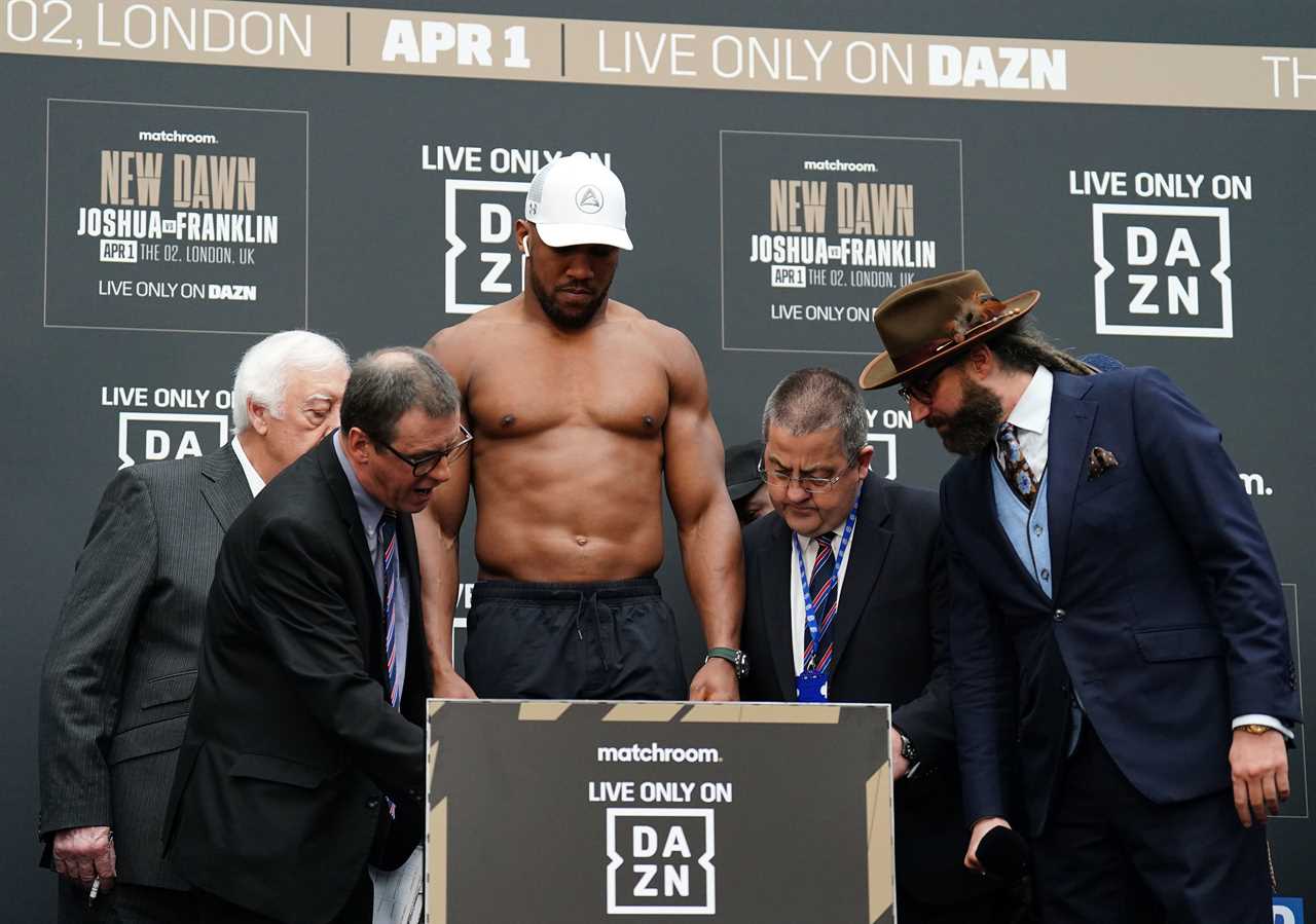 Anthony Joshua vs Jermaine FRANKLIN LIVE: UK Start Time, Live Stream, TV Channel, How to Watch AJ's Return TODAY