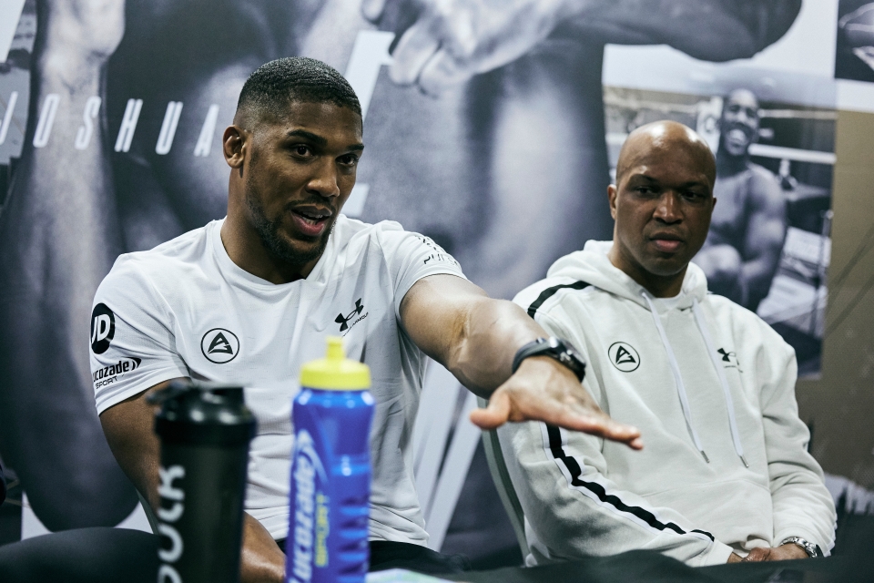 Anthony Joshua's new training camp, the biggest change in his career. Franklin has a new coach.