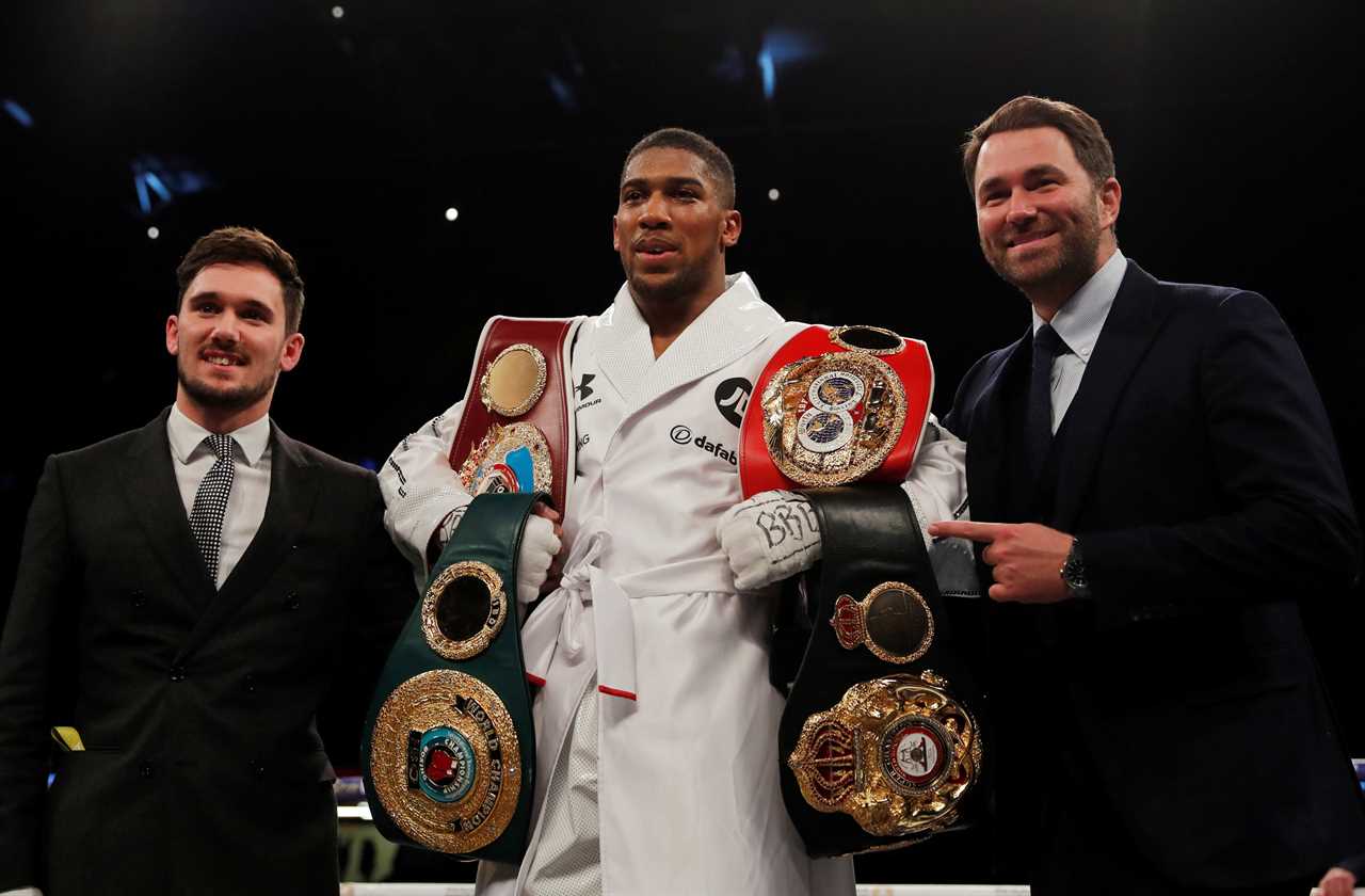 Anthony Joshua's record: Which belts did AJ hold, who was he defeated by and when did he become a professional?