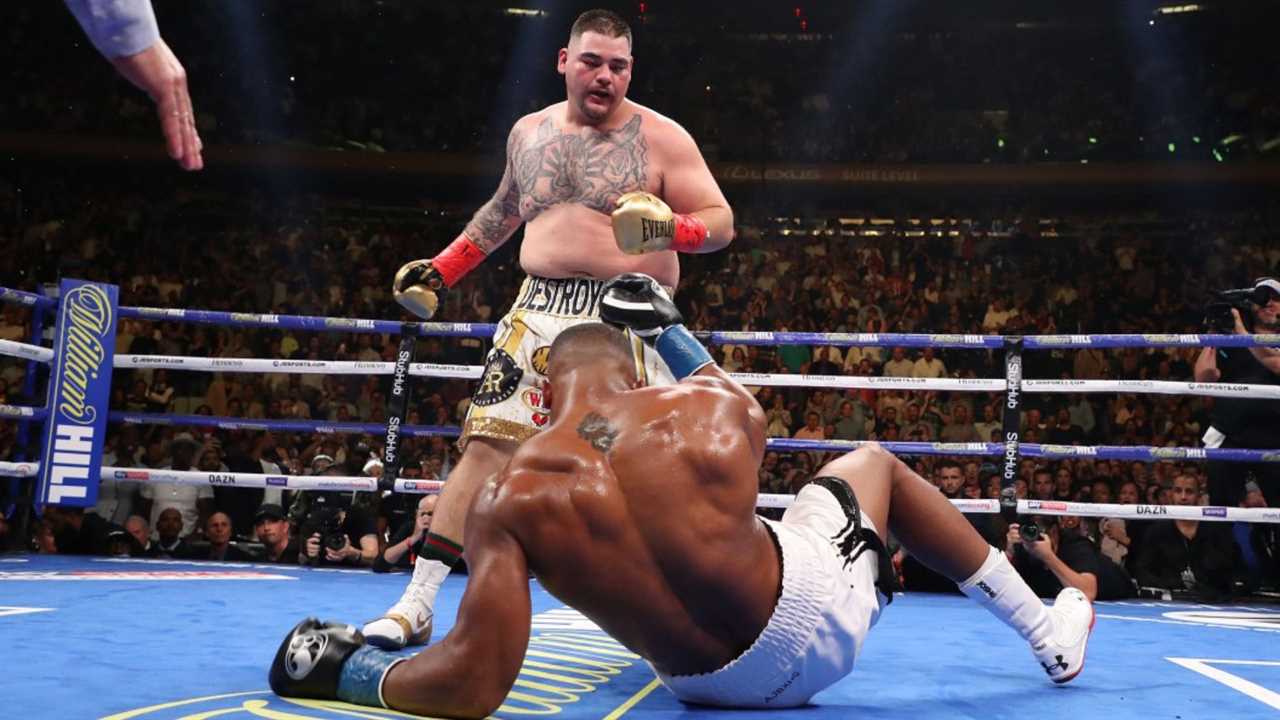 Anthony Joshua's record: Which belts did AJ hold, who was he defeated by and when did he become a professional?