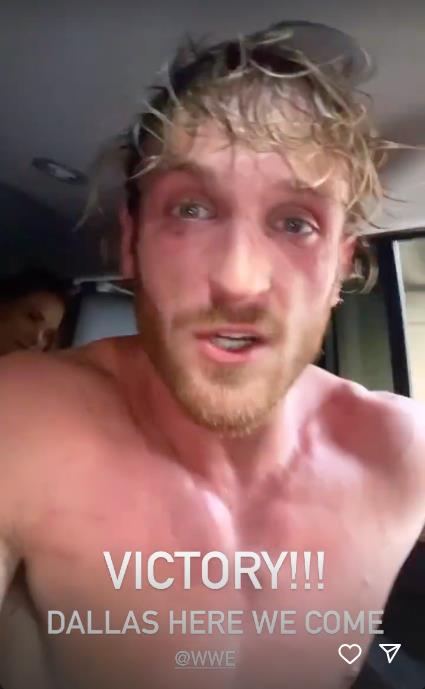 Logan Paul's mad dash with police escort to watch Brother Jake's Fight After SummerSlam win