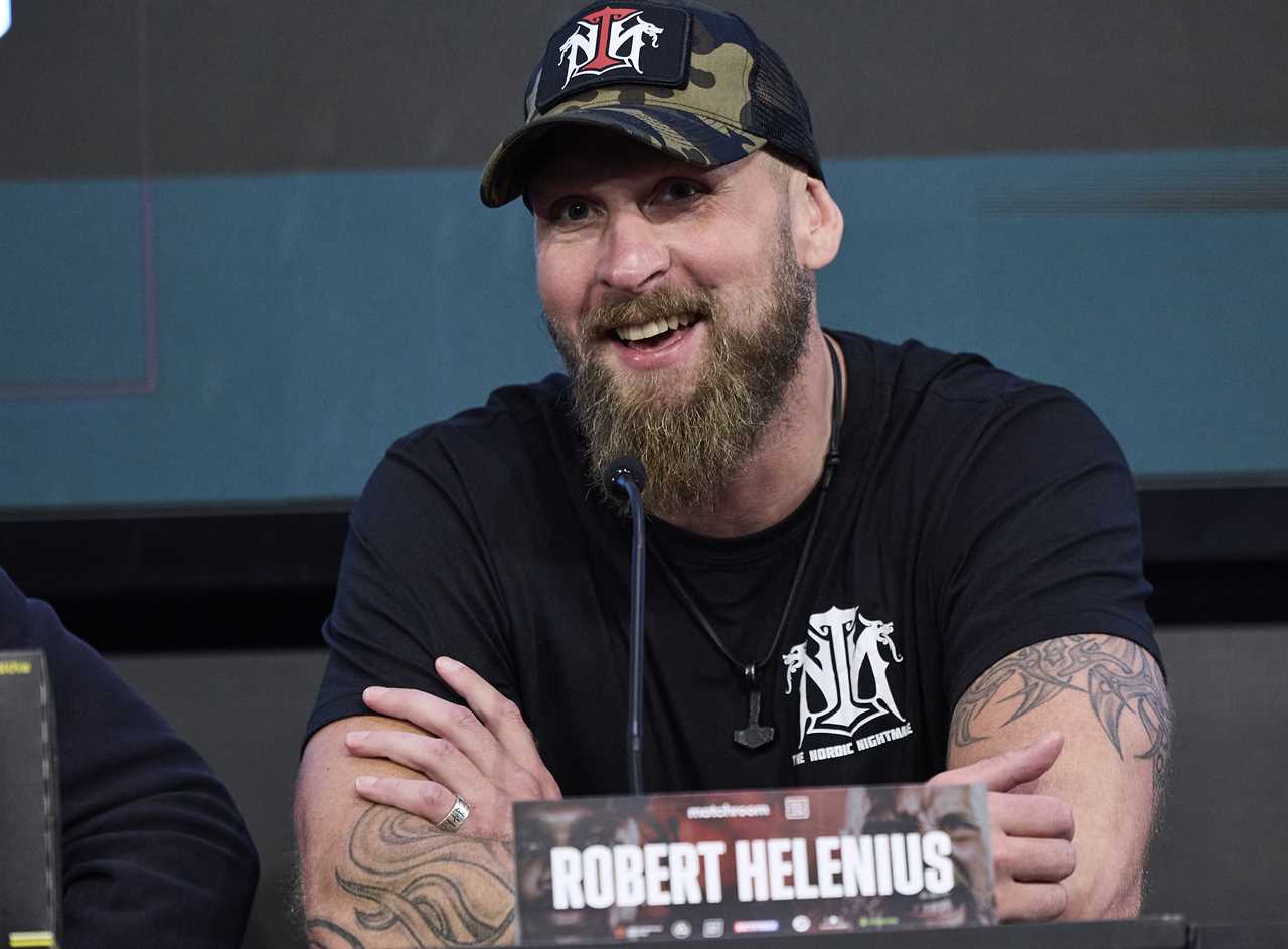 Robert Helenius and I both fought Anthony Joshua at short notice