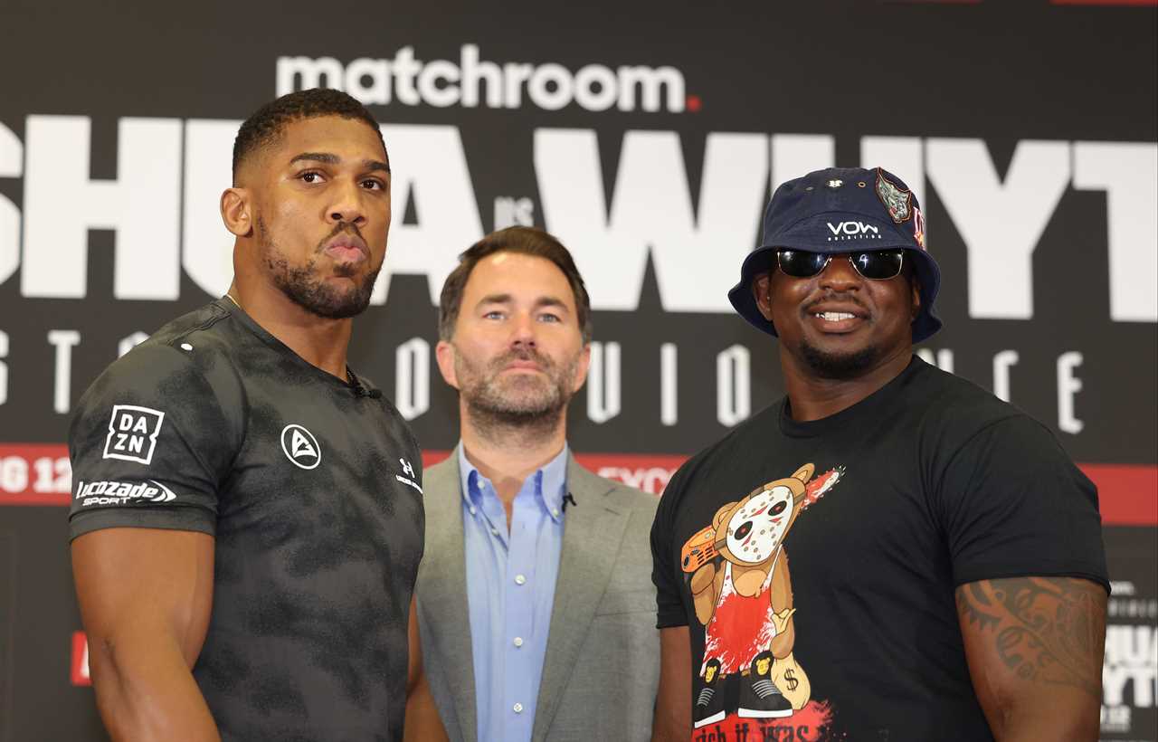 Anthony Joshua claims that boxing is being damaged by doping problems