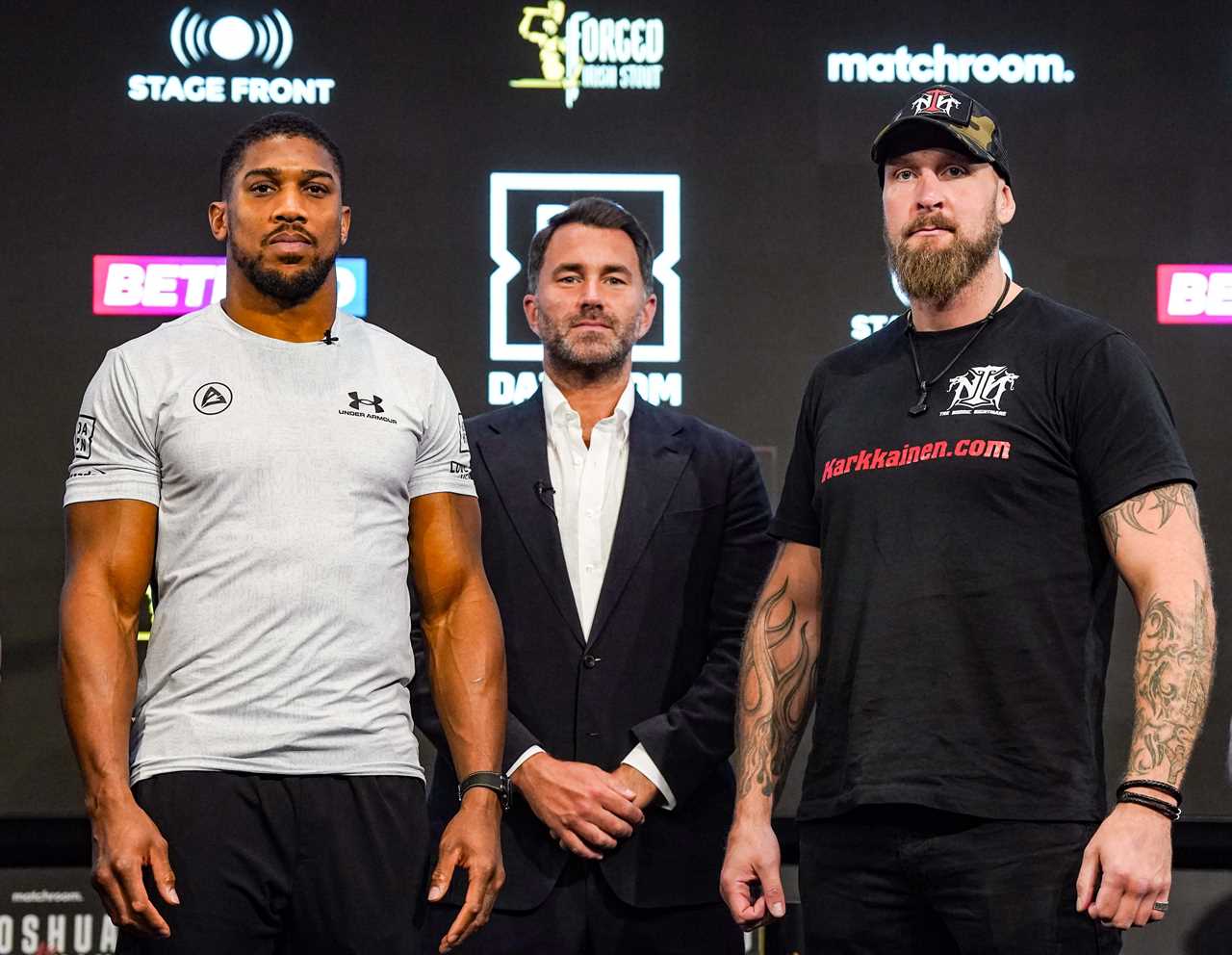Saudi Boxing bosses fly in to Anthony Joshua's fight with Robert Helenius, in an effort to wrap up the Deontay wilder deal
