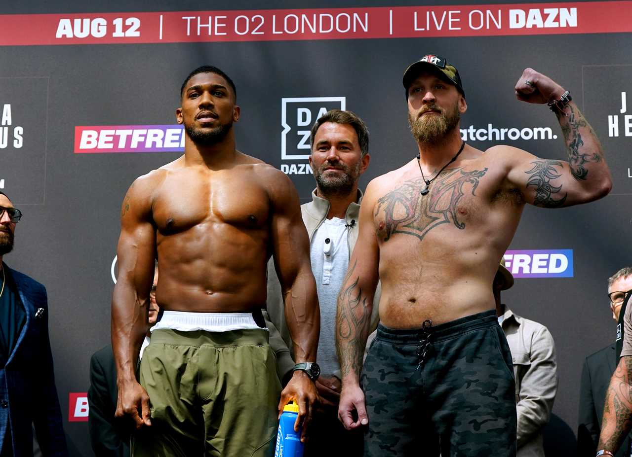 Anthony Joshua and Robert Helenius's combined net worth - their career earnings, endorsements and fight ahead