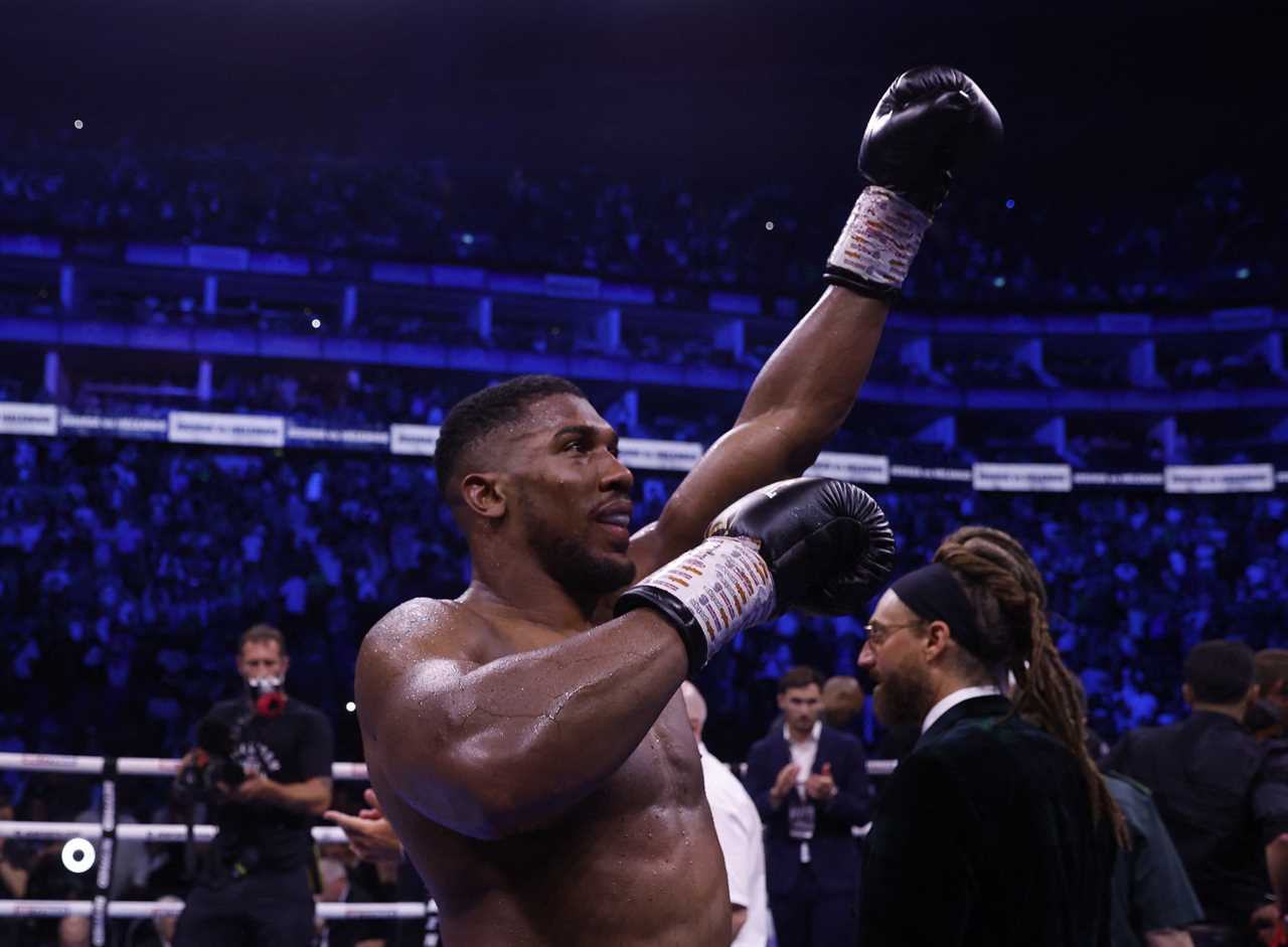 Have they ever boxed? Anthony Joshua Claps back at Fans who Booed him