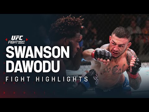 NON-STOP ACTION! 💥  Swanson vs. Dawodu  UFC Fight Highlights