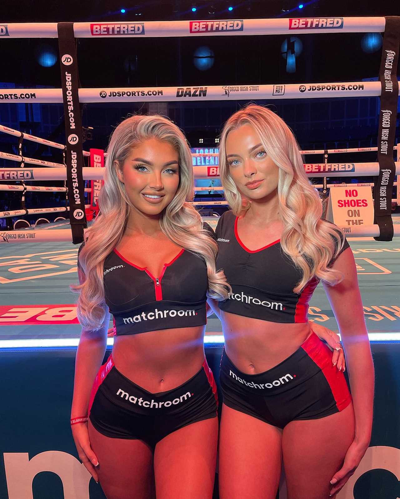 Anthony Joshua's Ring Girls Stun O2 Arena