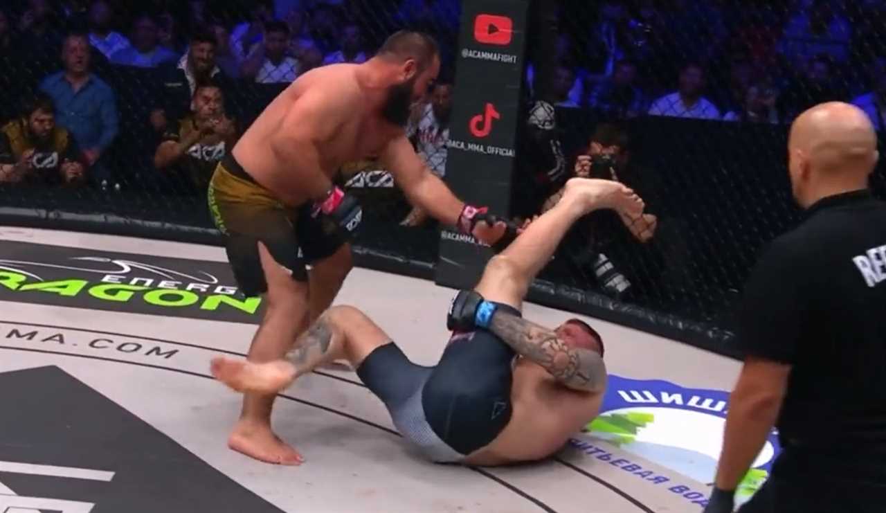 MMA Star suffers a brutal broken leg in Moscow Fight