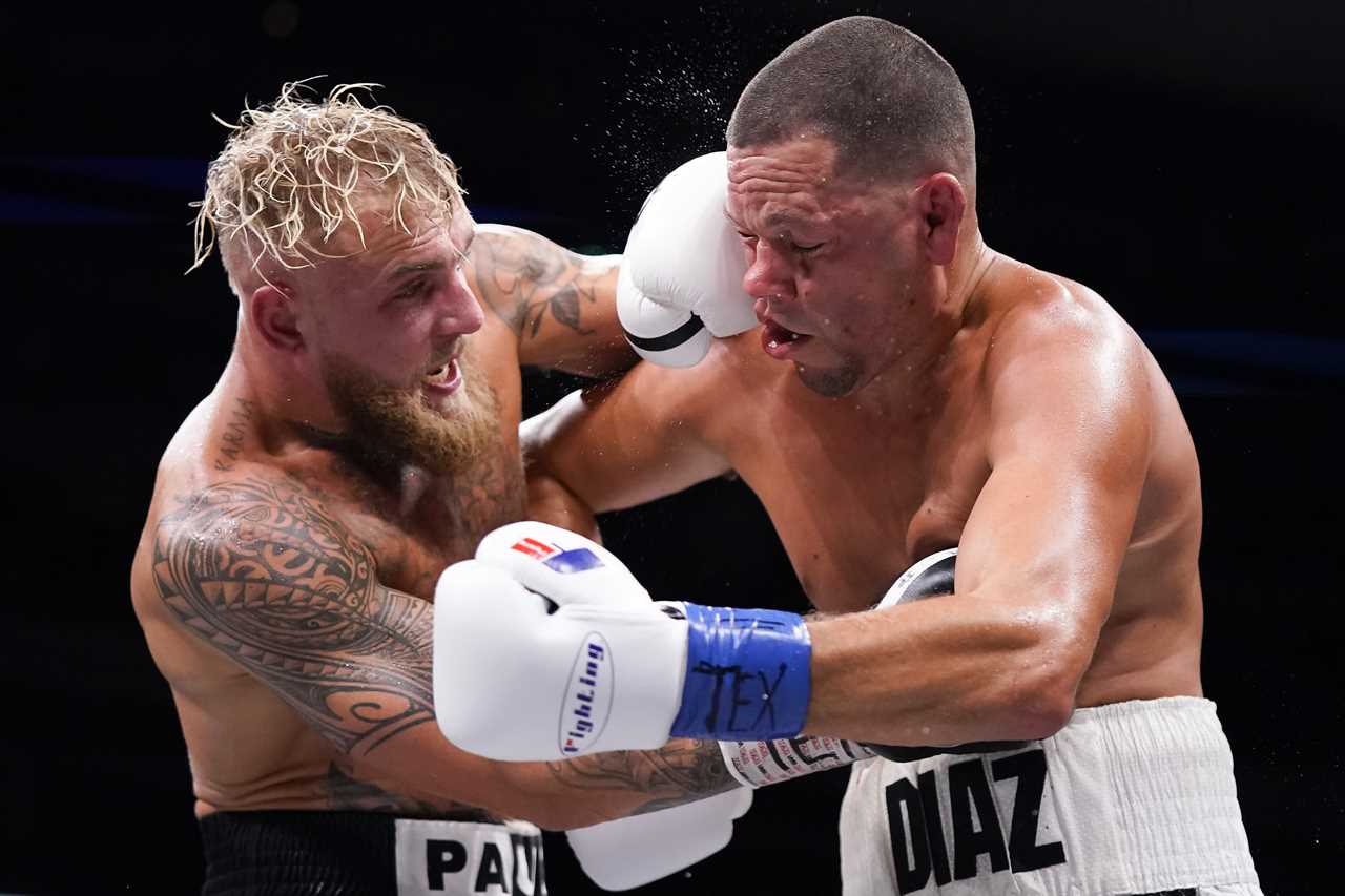 Eddie Hearn trolls Jake Paul over 'awful' Nate Diaz fight and says YouTuber couldn't win regional title