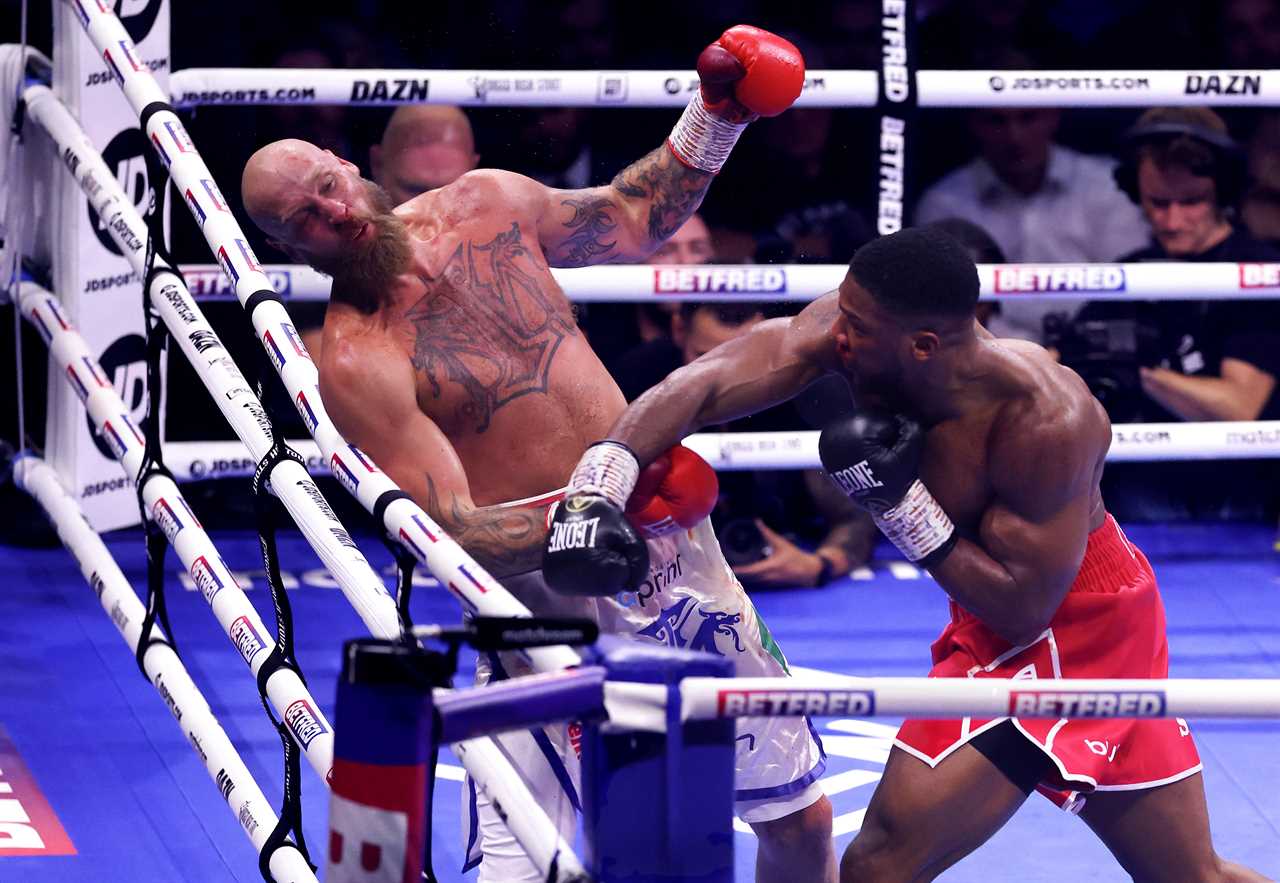 Carl Froch criticises Anthony Joshua for drinking Conor McGregor’s pint of beer after the fight