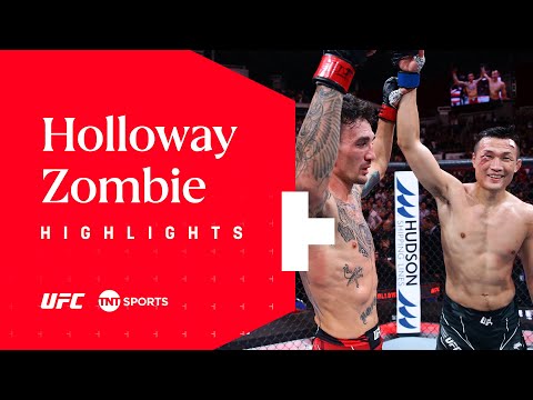 Holloway vs. Zombie UFC Singapore highlights: Live by the blade, die by it