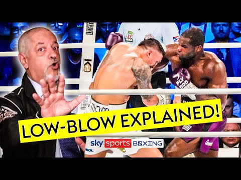 Why Dubois' shot against Usyk was illegal