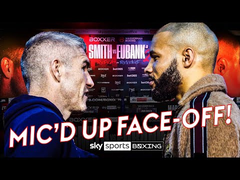 What was said? Smith and Eubank Jr exchange verbal blows in a FIERY confrontation!