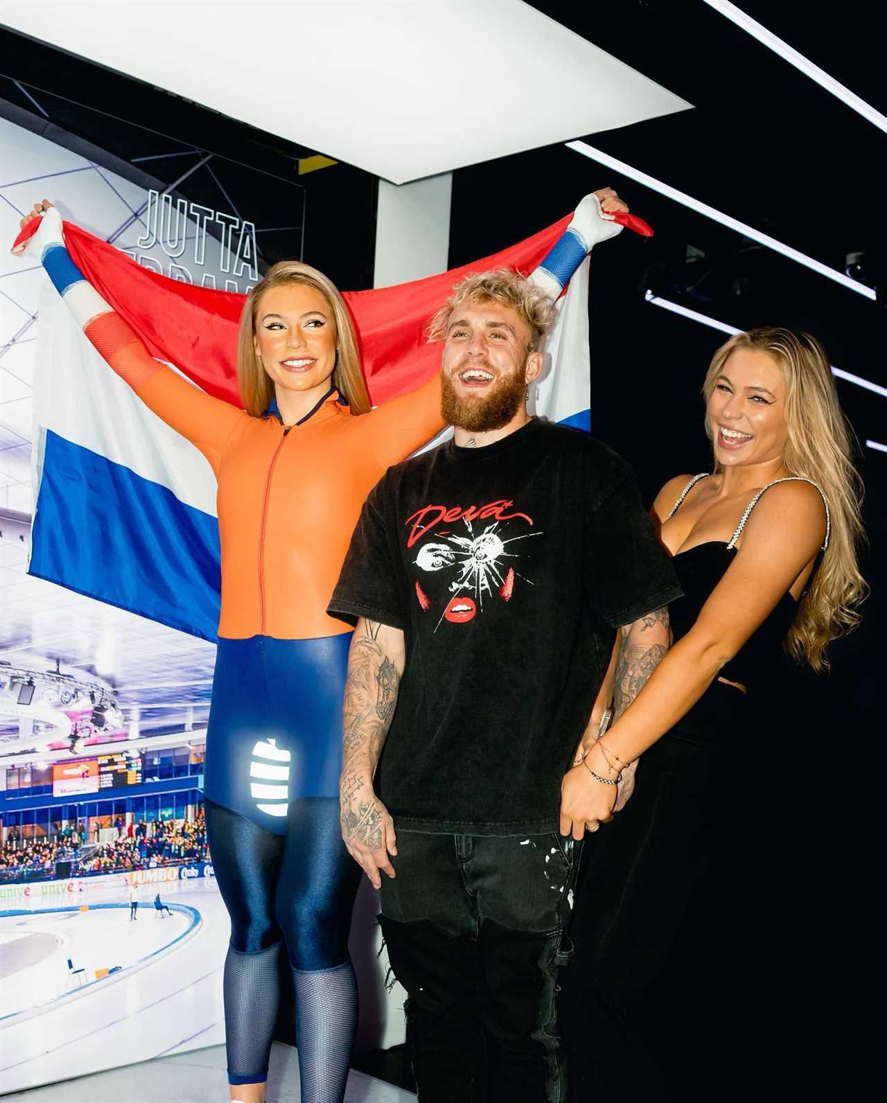 Jake Paul Claims to Have Two Girls with Jutta and Wax Figure