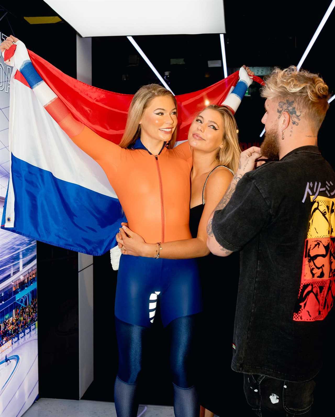 Jake Paul Claims to Have Two Girls with Jutta and Wax Figure