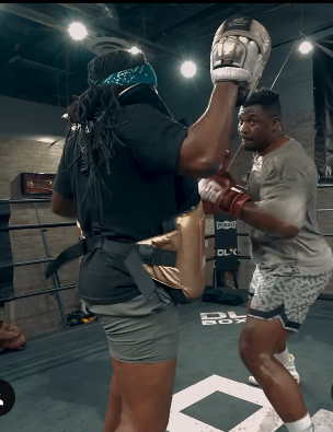 Mike Tyson is impressed by Francis Ngannou’s explosive boxing skills