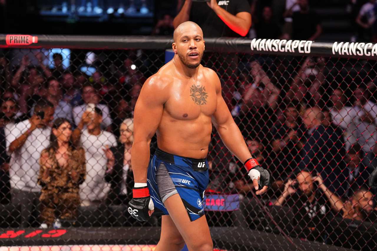 UFC heavyweight Ciryl Ganes' home was 'ransacked' by burglars, with PS130,000 taken during the fight.