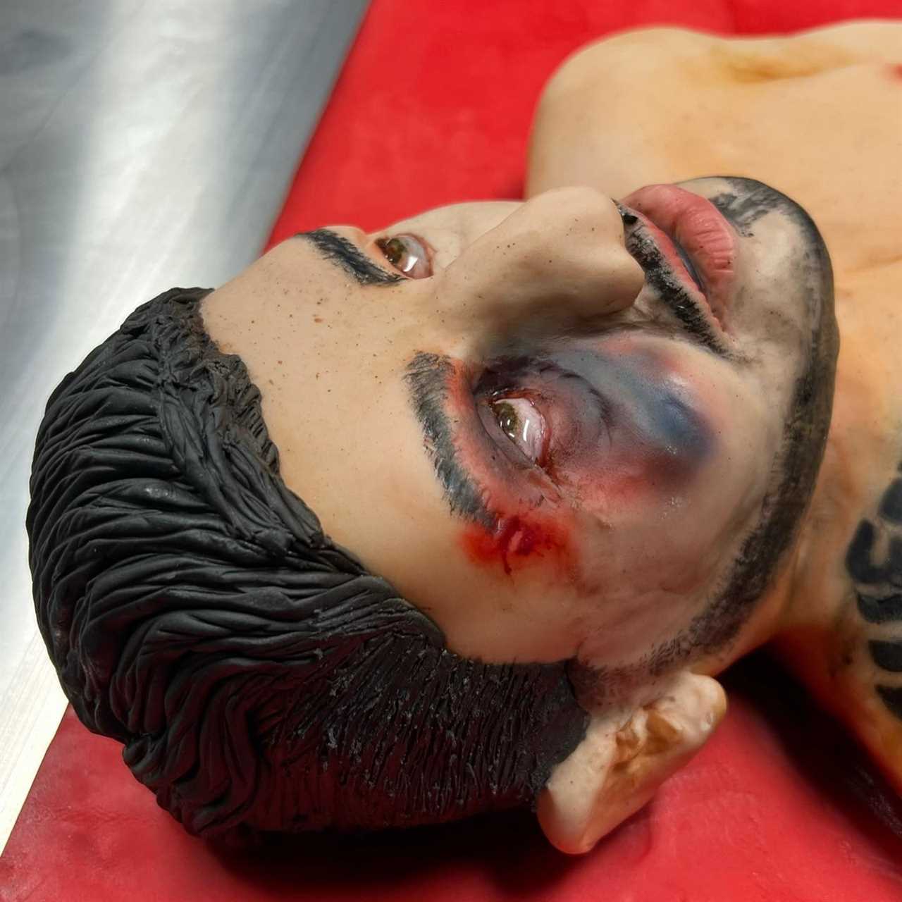 Logan Paul is hurled at by Dillon Danis after a chef delivers a PS5,500 cake to him.