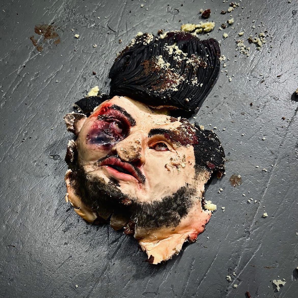 Logan Paul is hurled at by Dillon Danis after a chef delivers a PS5,500 cake to him.