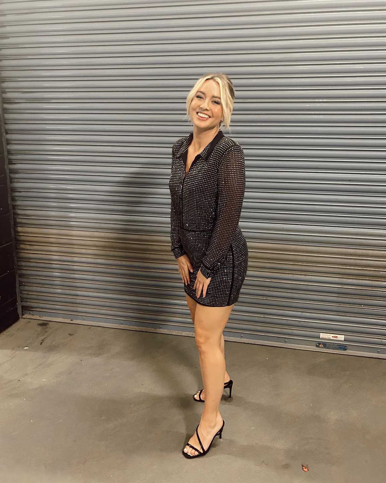Sky Sports presenter 'Hottie,' Stuns in Sparkly Dress for Eubank Jr. vs Smith 2, Leaving Colleague Awestruck
