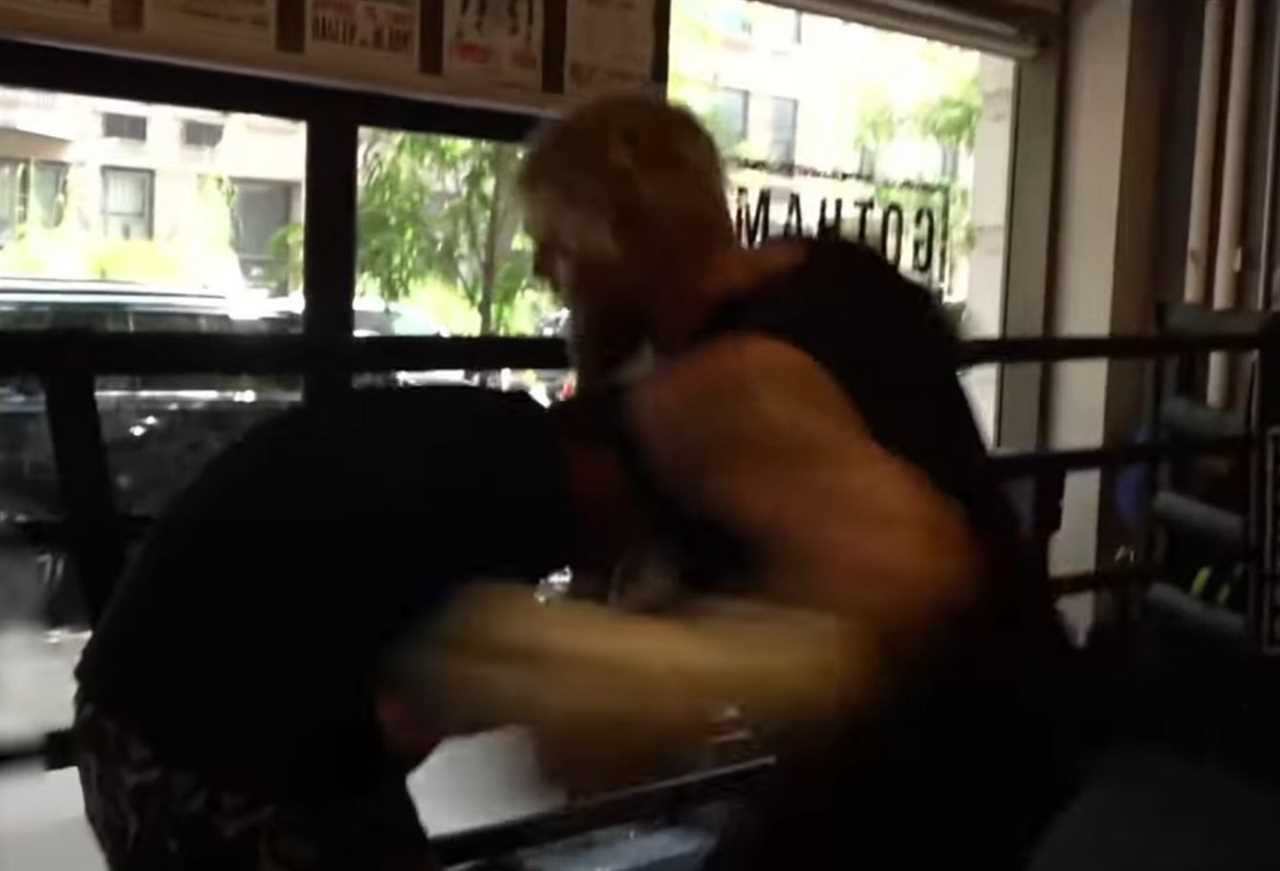 Watch Jake Paul knock out controversial Twitch streamer Adin Ross during a sparring session