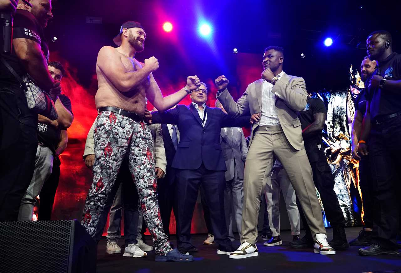 Tyson Fury's bizarre demand for Francis Ngannou shocks fans