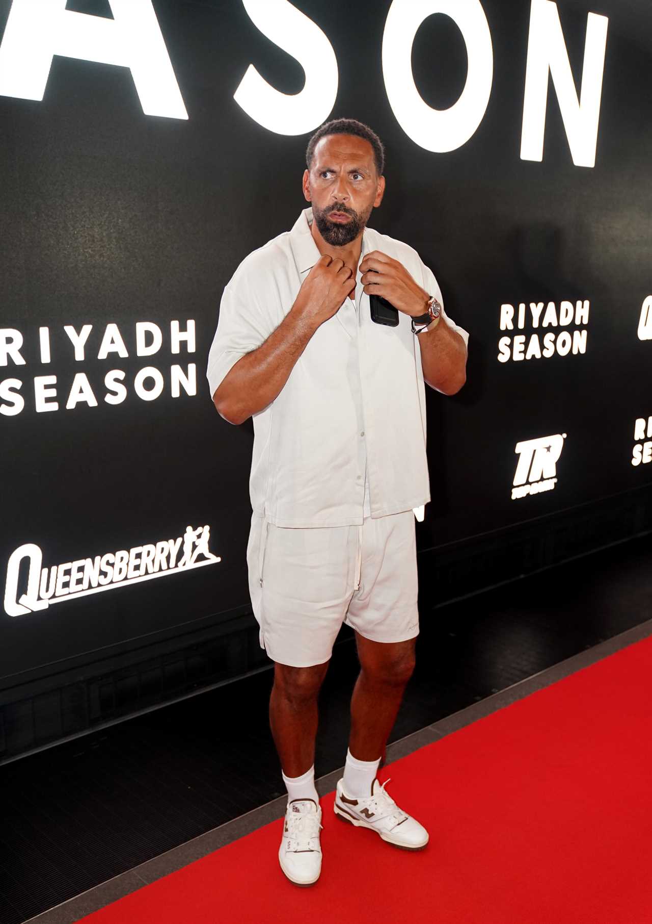 Rio Ferdinand mistaken for heavyweight boxer at Tyson Fury and Francis Ngannou launch event