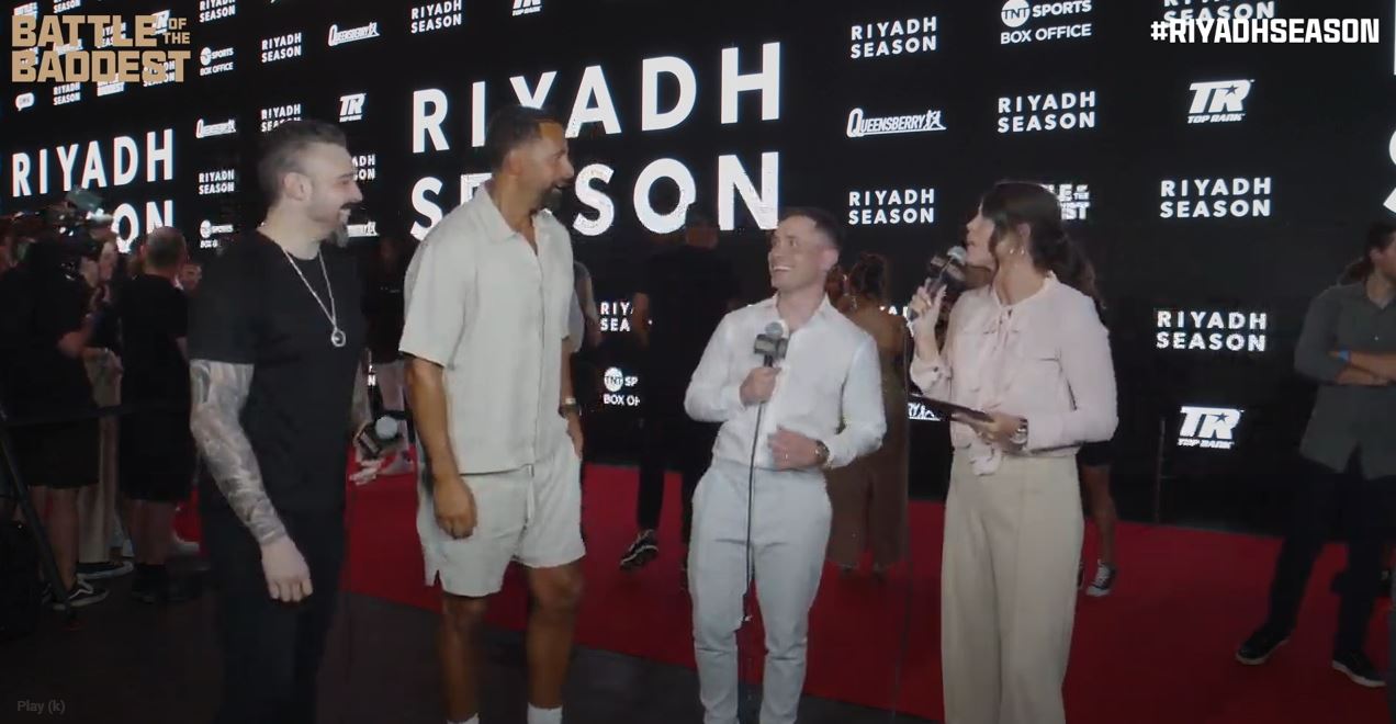 Rio Ferdinand mistaken for heavyweight boxer at Tyson Fury and Francis Ngannou launch event
