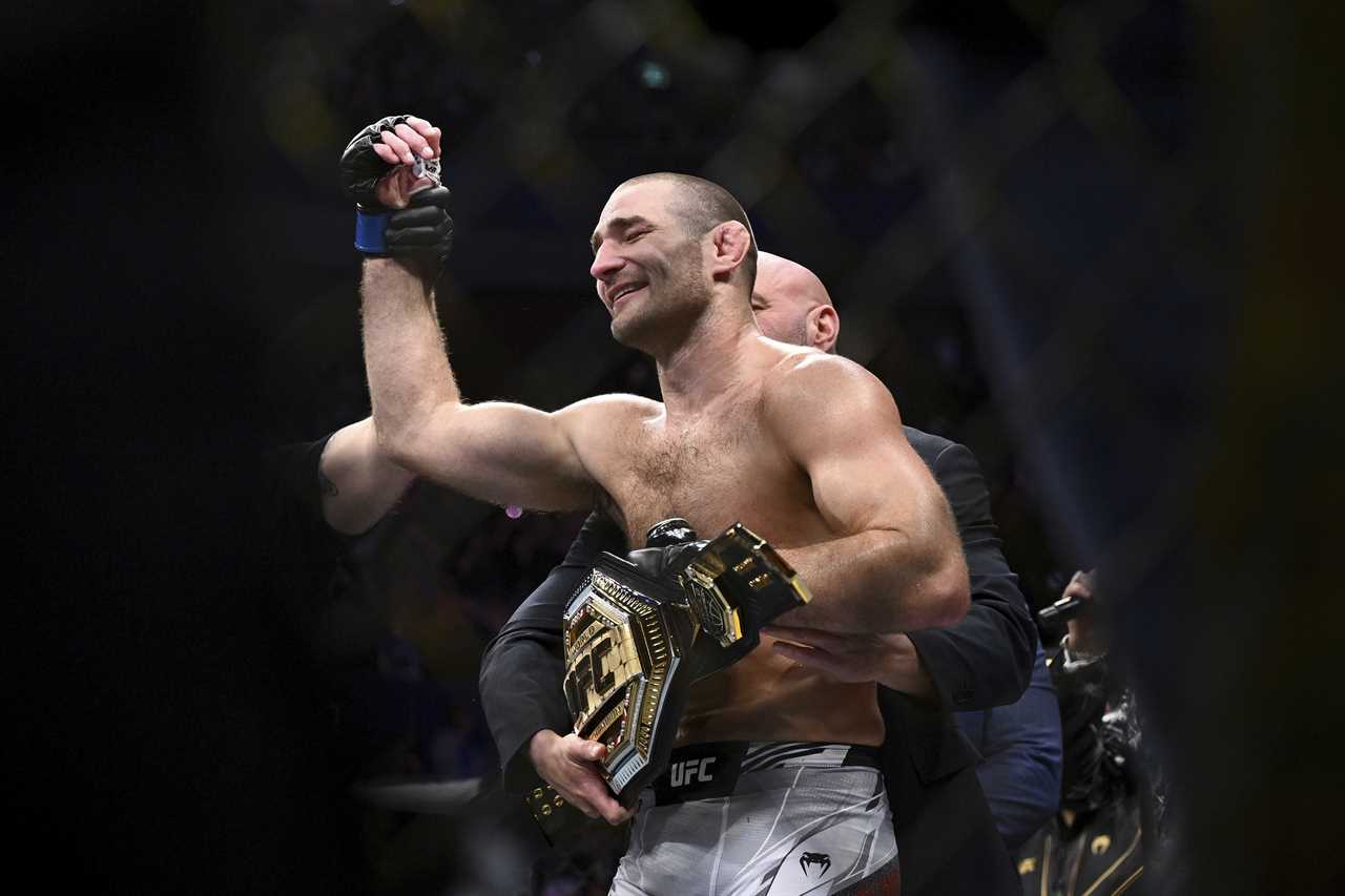 Sean Strickland wins middleweight title by shocking champion Israel Adesanya at UFC 293.