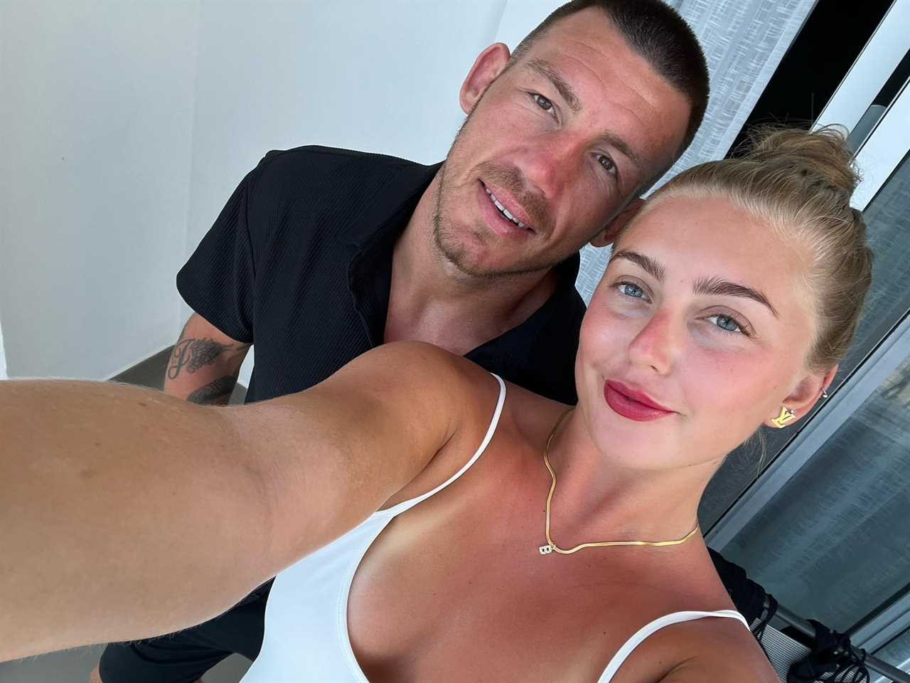 Liam Williams and Beth Huntley enjoy a romantic getaway