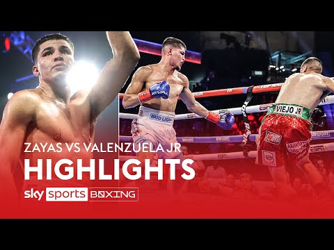 Xander ZAYAS DEMOLISHES Roberto Valenzuela Jr in just five rounds! Highlights