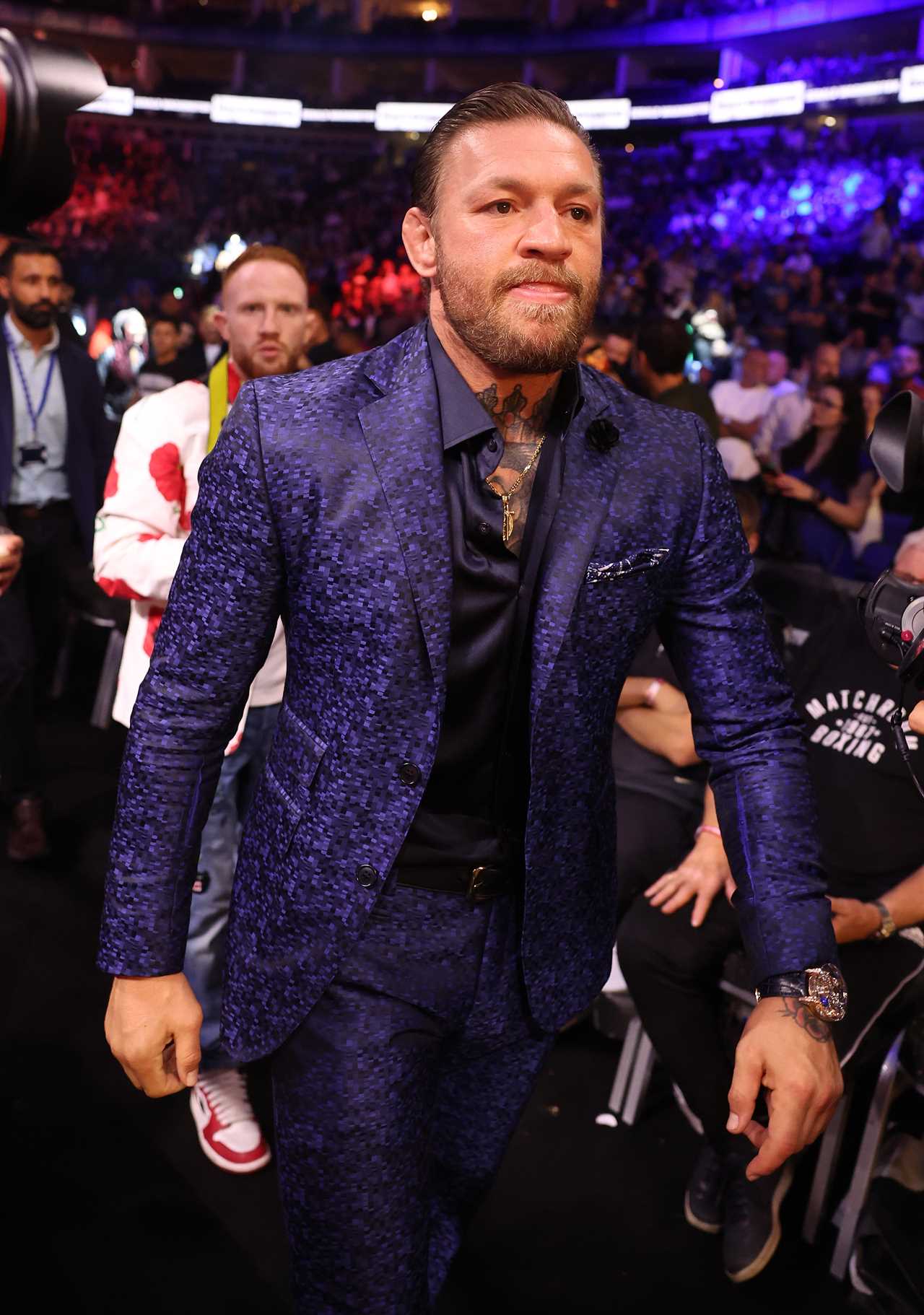 Conor McGregor Tangles with KSI during Anthony Joshua Fight - YouTuber calls out UFC Star