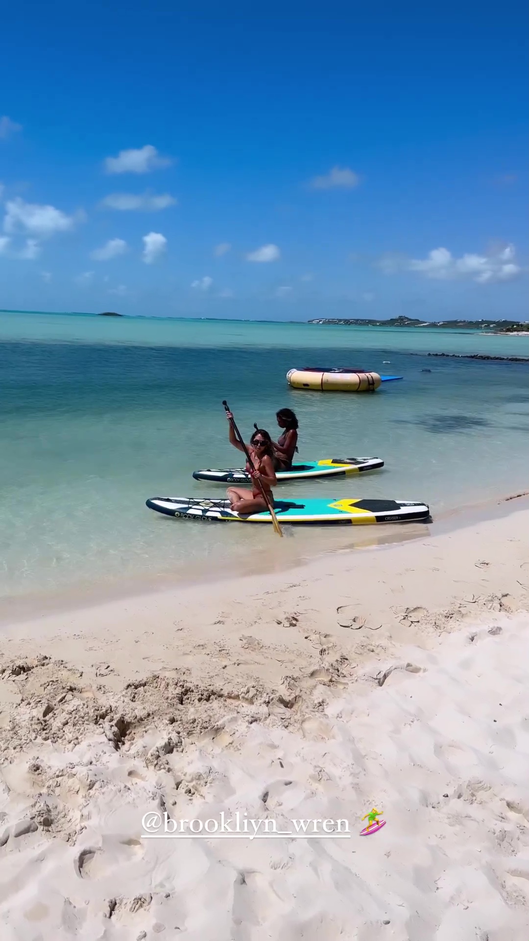 UFC Octagon Girl Brittney Parker Rocks Tiny Red Bikini during Holiday Paddleboarding Adventure