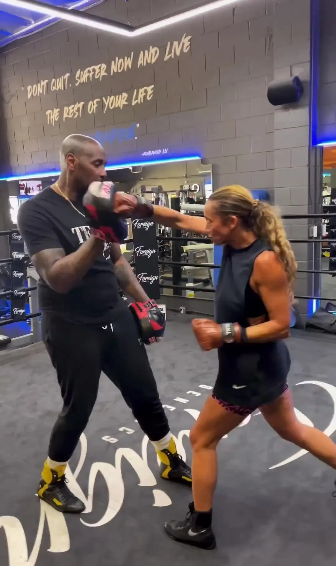 Kate Abdo, a CBS Sports boxing star, impresses Deontay's coach.