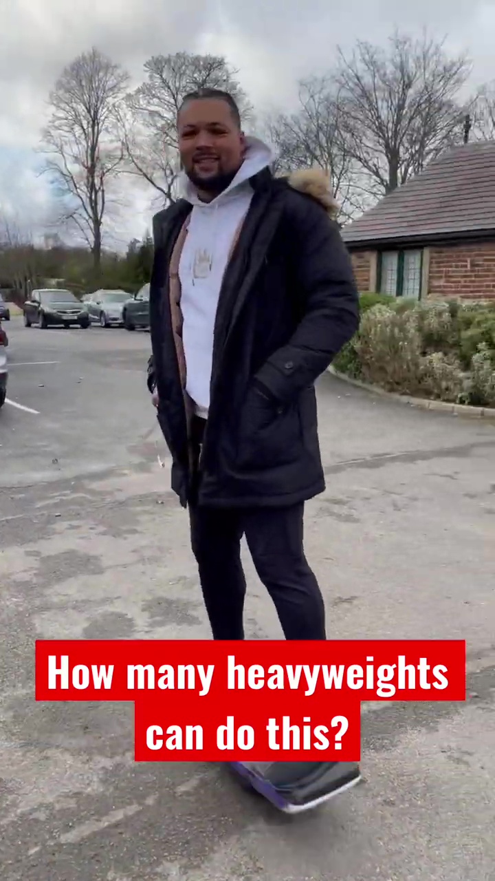 Joe Joyce explains how unconventional skateboard tactics are giving him an edge in a rematch with Zhilei Zhao