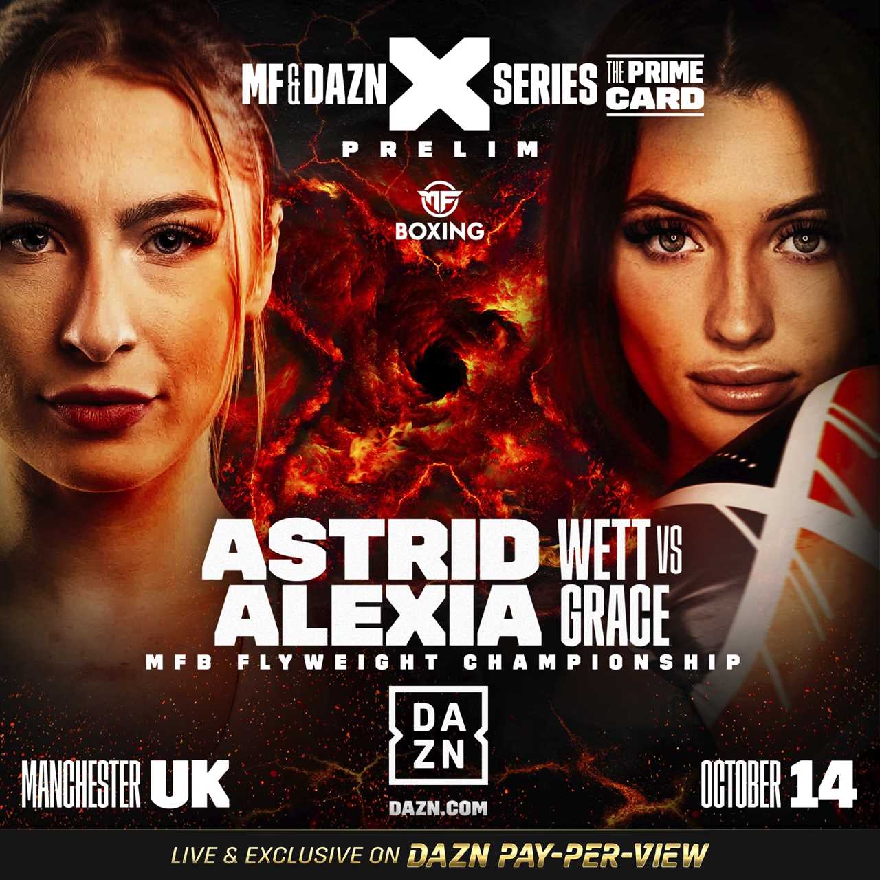 Astrid Wett and Alexia Grace: A new date is announced after the cancellation of the fight