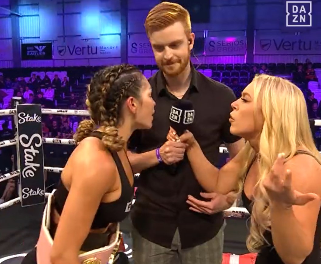 Elle Brooke's disgusting display on Misfits boxing card